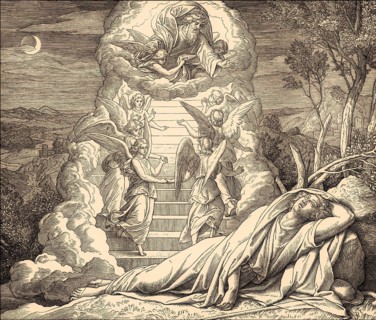 Jacob's Dream, Old Testament, by Julius Schnorr von Carolsfeld, 1860