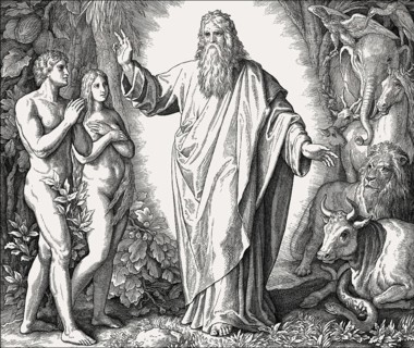 Creation of Humanity, by Julius Schnorr von Carolsfeld, 1860