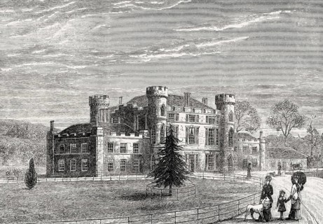 Melville Castle, Midlothian, Edinburgh, Scotland, 19th century