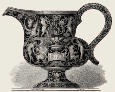 Italian hanap, Faience, 16th century