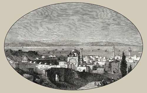 View of Acre city, Lebanon, today Northern District of Israel, c. 1840, Asia