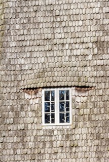 Typical Dutch windmill in Benz on Usedom island