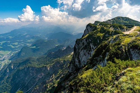 Wonderful hike to the Salzburg high throne via Thomas-Eder-Steig in the Berchtesgadener Land