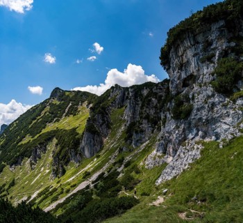 Fantastic hike to the stone Agnes to the Karkopf in the Berchtesgaden Alps