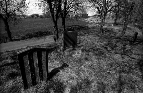 Germany, Greiffenberg, 20 April 1992, Jewish cemetery near Greiffenberg (Brandenburg), Europe