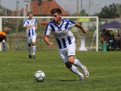 German-Kosovar footballer Enis Bytyqi at a charity game 2019 in Magdeburg, German-Kosovar soccer