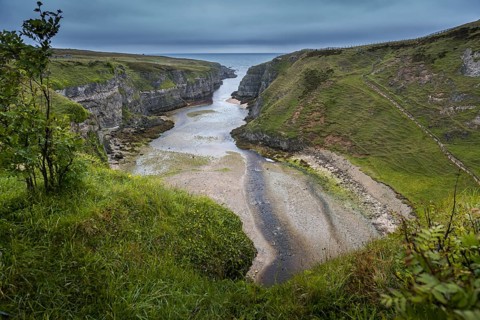 Geodha Smoo Bay, Durness, County Sutherland, Scotland, United Kingdom, Europe