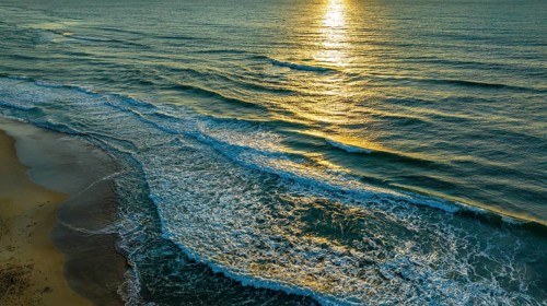 Florianópolis, Campeche beach during sunrise. Brazil. Rio Tavares neighborhood