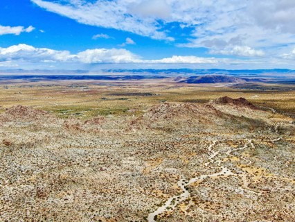 Aerial view of Joshua Tree National Park. American national park in southeastern California.
