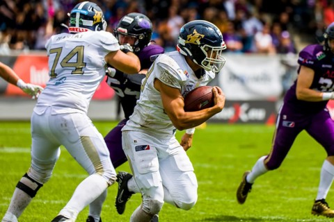 European League of Football, ELF/ Game :   Fehervar Enthroners at  Frankfurt Galaxy on July. 30.