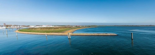 Entering the harbour of Norderney