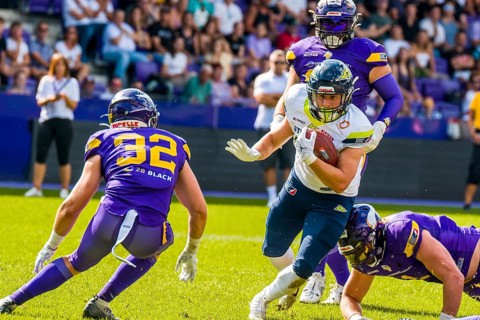 European League of Football, ELF/ Halbfinalspiel : Stuttgart Surge @ Vienna Vikings am 16. Sept.