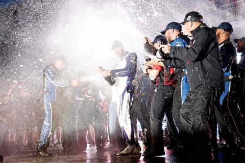 NASCAR Cup Driver, Shane van Gisbergen wins the Inaugural Grant Park 220 on the Chicago Streeet