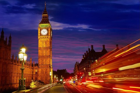 Big Ben Clock Tower in London England