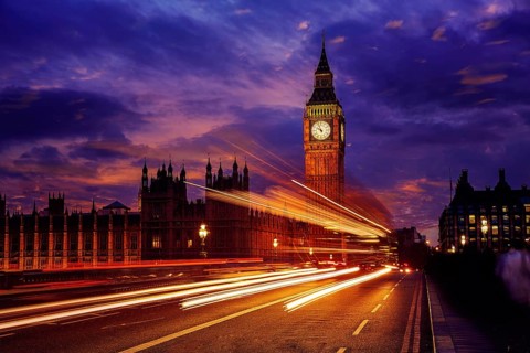 Big Ben Clock Tower in London England