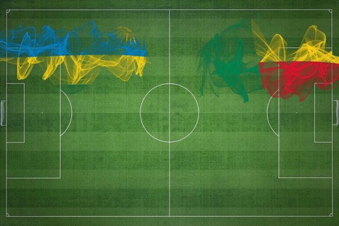 Rwanda vs Benin Soccer Match, national colors, national flags, soccer field, football game,
