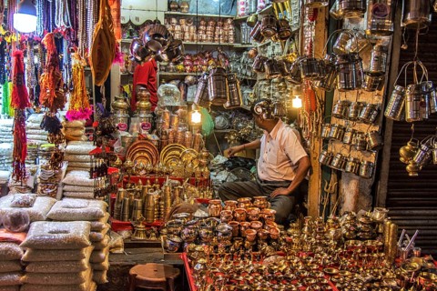 Handicraft shops, Rishikesh, Uttarakhand, India, Asia