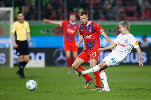 Football, Bundesliga 1, Matchday 26, 2024/2025, 1. FC Heidenheim vs. Holstein Kiel, 16/03/2025,