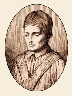 Pope Adrian I or Hadrianus I, Pope from 772 to 795, Papst Hadrian I