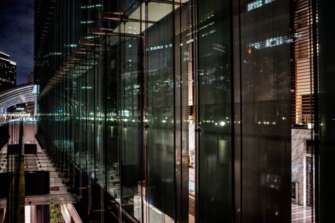 Shiodome office district. Shooting Location: Minato -ku, Tokyo