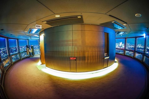 Observatory of Yokohama Marine Tower. Shooting Location: Yokohama-city kanagawa prefecture