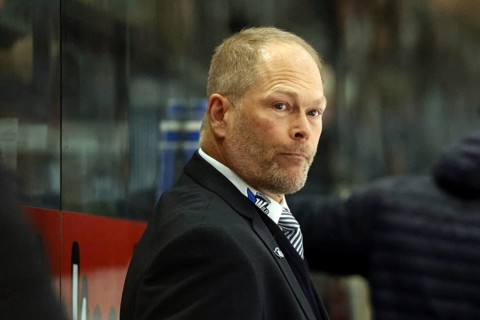 Head Coach / coach Steve Walker (SERC Wild Wings) at the DEL match 24-25, 33rd Sept.: Schwenninger