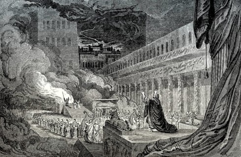 Solomon dedicates the First Temple at Jerusalem, Old Testament, Hebrew Tanakh