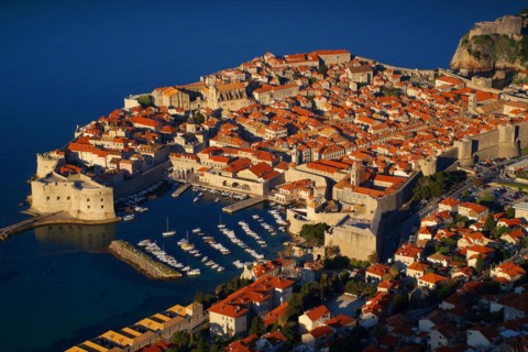 Croatia, Dubrovnik, twilight, Dalmatia, Europe