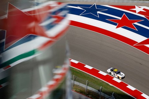 AJ Allmendinger practices for the Focused Health 250 in Austin, TX, USA, North America