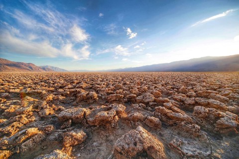 Devils Golf Course in the Death Valley, California, United States of America