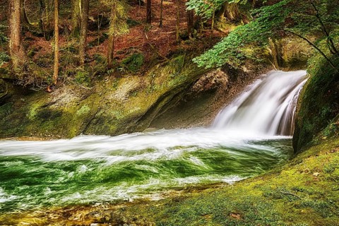 Waterfall of Eistobel, Isny im Allgau, Bavaria, Germany Isny im Allgau, Germany, Europe