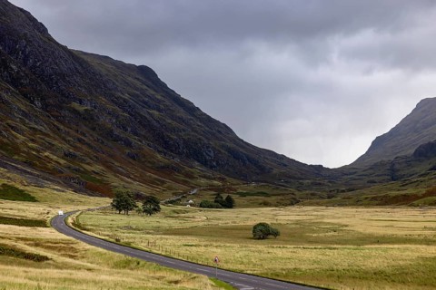 Glencoe, famous pass in the Highlands, Scotland, Great Britain
