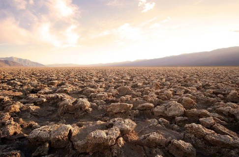 Devils Golf Course in the Death Valley, California, United States of America