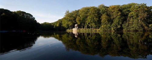 Krefeld, city forest with Deußtempel