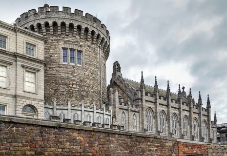 Record Tower and Chapel Royal in Dublin castle, Ireland, Europe