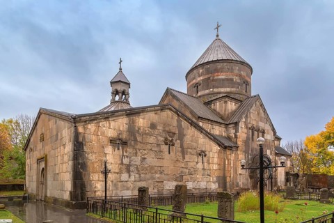Kecharis Monastery is a medieval Armenian monastic complex in Tsakhkadzor in Armenia