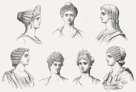 Traditional hairstyles in ancient Rome