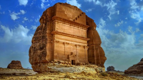 Middle East, Saudi Arabia, Nabataean granary in Al Ula, Al Ula, Asia