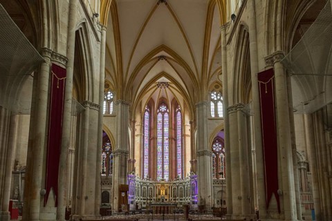 France, Meurthe et Moselle, Toul, Saint Etienne cathedral, the choir and its adjoining chapels,