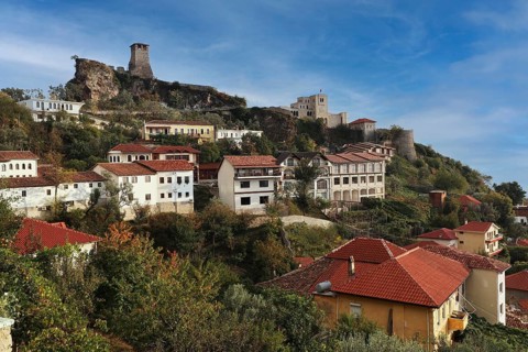 Castle Kruje, Kruje Albania, Skanderbeg Museum, Albania, Europe
