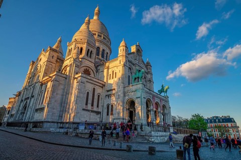 Sacré Cœur Basilica, Montmartre, Paris, France, Western Europe, Europe