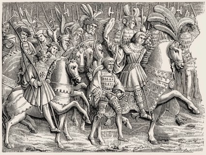 The Field of the Cloth of Gold, summit meeting between King Henry VIII of England and King Francis
