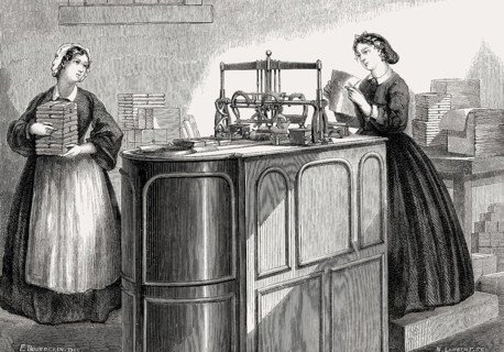 Chocolate packaging machine, Great London Exposition, International Exhibition, 1862, London,