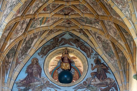 Maria Saal, Provost and Pilgrimage Church of the Assumption of the Virgin Mary, vault in the nave
