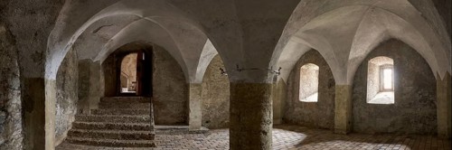 Cellar of the Old Castle Gmünd in Carinthia, Carinthia, Austria, Europe