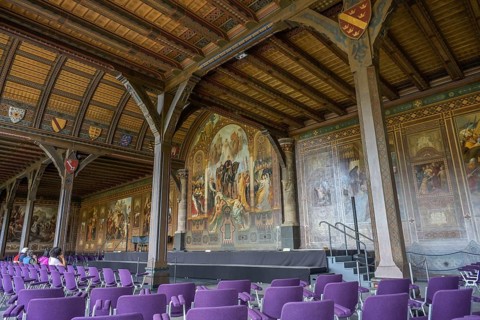 Kaisersaal, Kaiserpfalz, Goslar, Lower Saxony, Germany, Europe