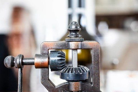 Gearbox of a pepper mill, detail, Leoben, Styria, Austria, Europe