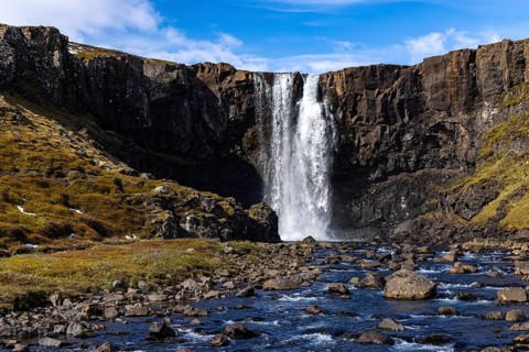 Gufufoss, East Fjords, Iceland, Europe
