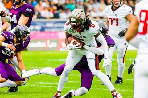 European League of Football, ELF/ Game : Cologne Centurions at Frankfurt Galaxy on July. 01. 2023,
