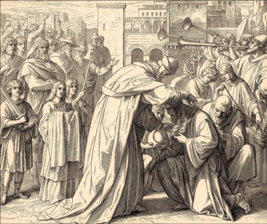 Simon Maccabee Made High Priest, Old Testament, by Julius Schnorr von Carolsfeld
